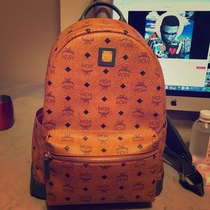 Brand new MCM full size leather backpack.